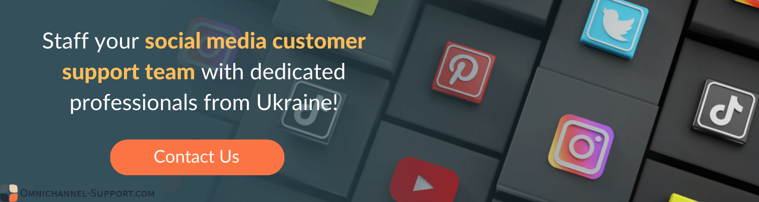 build social media customer support team in ukraine
