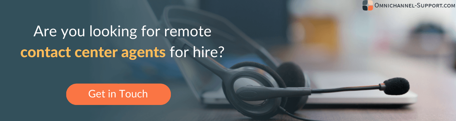 hire virtual contact center agent remote